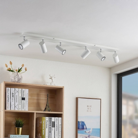 Lindby - Joffrey 6 Plafondlamp White