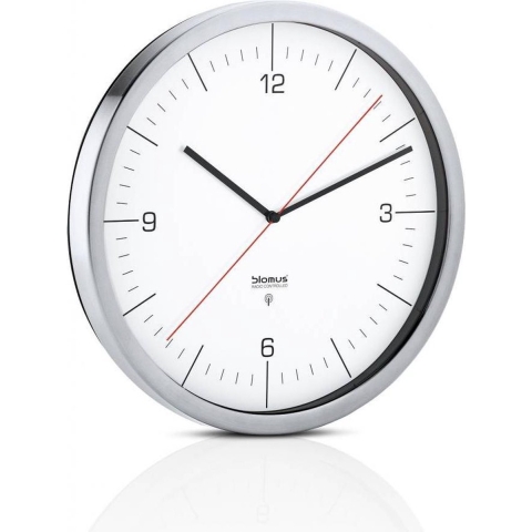 Blomus - Crono Radio-Controlled Klok Ø30 White
