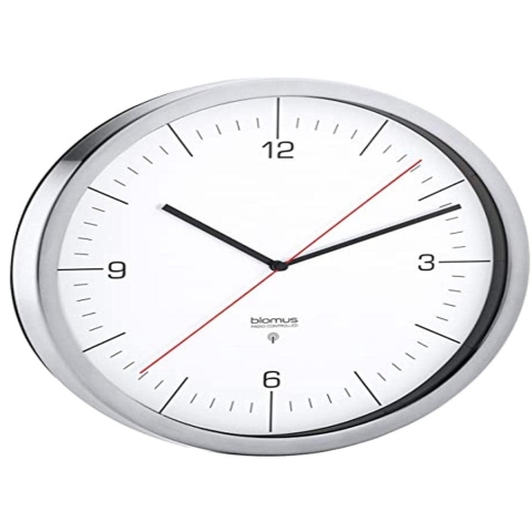 Blomus - Crono Radio-Controlled Klok Ø25 White