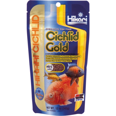 Hik cichlid gold mini 342 gram zinkend - Hikari
