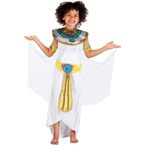 Egyptische godin Anoeket kostuum voor meisjes 7-9 jaar -