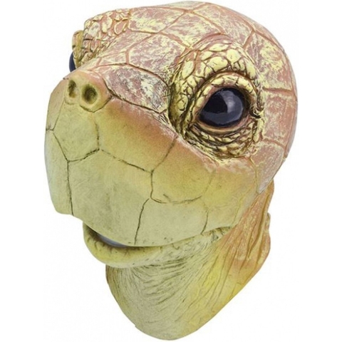 Schildpad dieren verkleed masker - latex - voor volwassenen -
