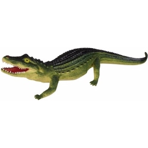 Rubberen krokodil 60 cm -