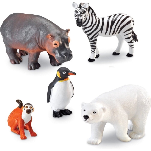 Learning Resources Wilde dieren Jumbo 5 stuks