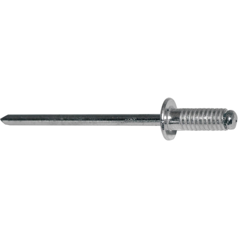 pgb-Europe PGB-FASTENERS | Gegroefde blindklinknagel Ø 4,80x12 Al/St | 500 st - 7337AGR01004800123