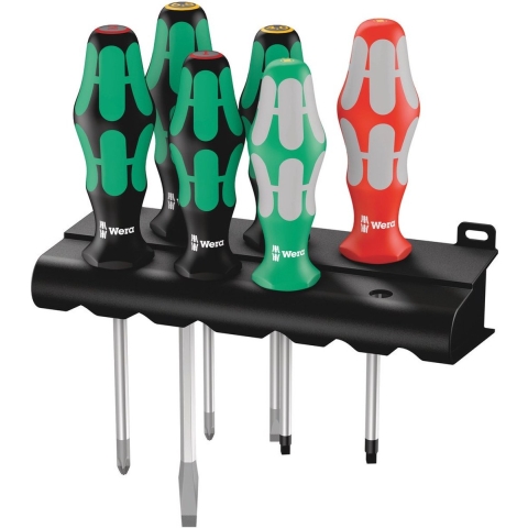 Wera 334/368/6 Schroevendraaierset + houder, 6 -delig - 1 stuk(s) - 05347778001