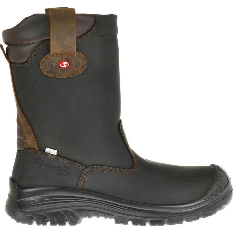 Sixton Peak 81411-06 Ranch Laars Hdry Hoog S3 KN +ESD | Zwart/Bruin | Maat 44 - 00.091.125.44
