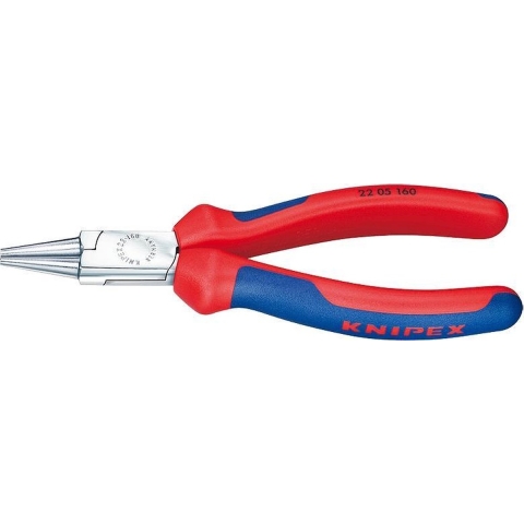 Knipex Rondbuigtang verchroomd met meer-componentengrepen 140 mm - 2205140