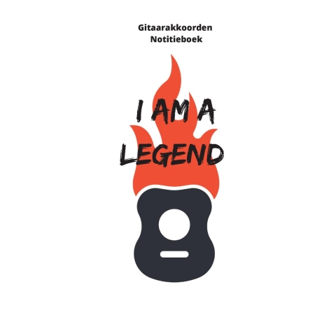 Gitaarakkoorden notitieboek - I am a legend