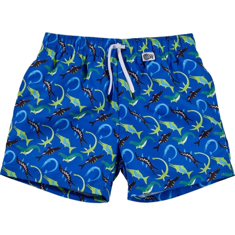 BECO Zwembroeken - Ocean Dinos - UV50+ - Blauw - BECO - 4-5 jaar (104-110) - Badmode