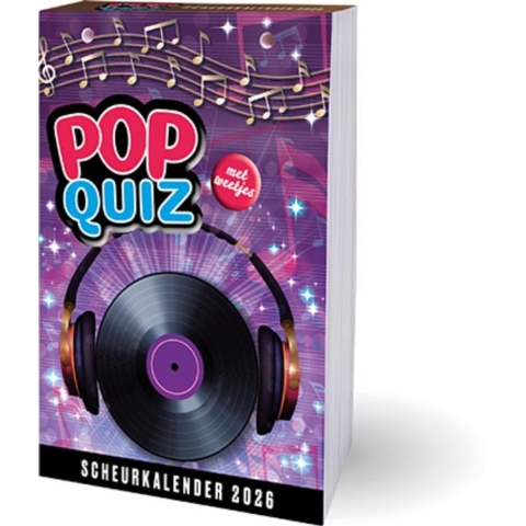 Popquiz met weetjes scheurkalender - 2026