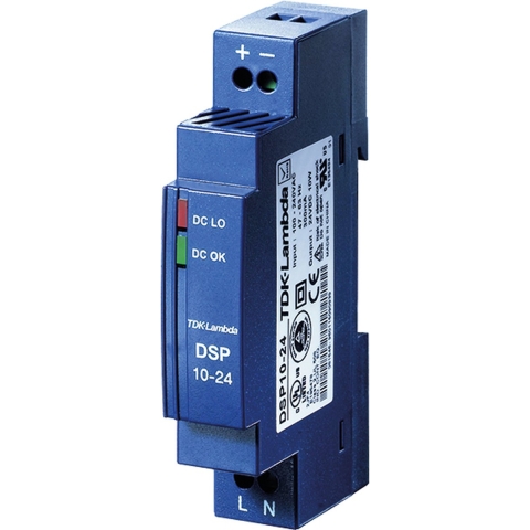 TDK-Lambda DSP10-24 DIN-rail netvoeding 24 V/DC 0.42 A 10.1 W Aantal uitgangen: 1 x Inhoud: 1 stuk(s)