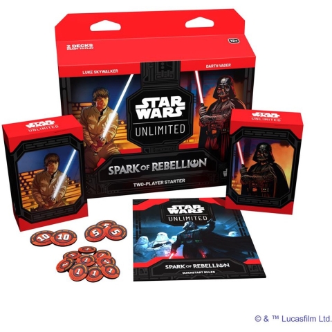 Star Wars: Unlimited TCG Spark of Rebellion 2-Player Starter Pack