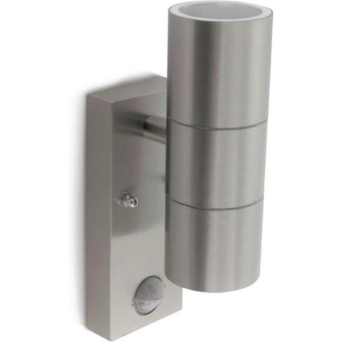 V-TAC VT-7622PIR Wandlamp voor buiten - UP - Down - Wandbevestigingen - GU10 Houder - IP44 -
