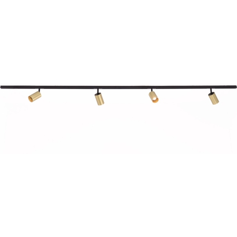 ANTIDARK - Designline Tube Spot PRO Messing/Zwart
