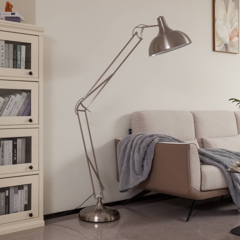 Lindby - Leia Vloerlamp Silver