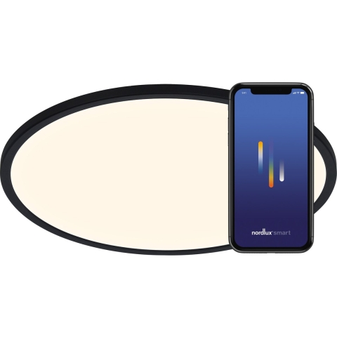 Nordlux - Oja Smart 29 Plafondlamp Black