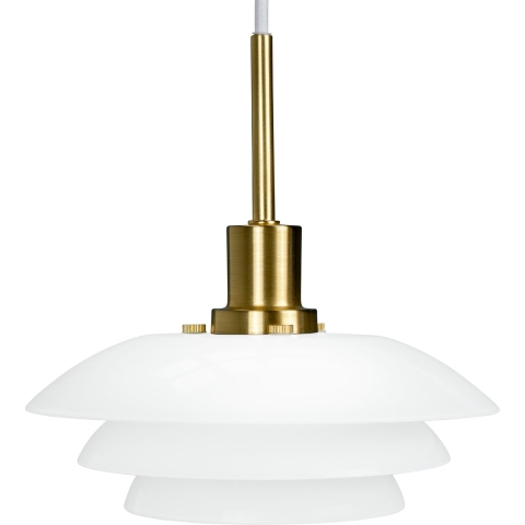 Dyberg Larsen - DL20 Hanglamp Opal/Brass DybergLarsen