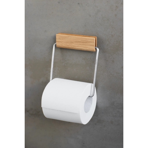 Moebe - Toilet Roll Holder Oak/Steel