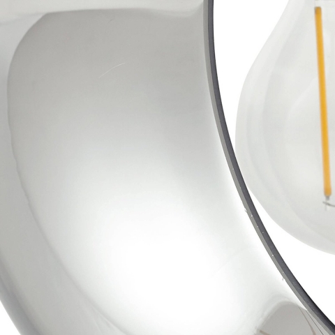 Lindby - Roton Plafondlamp Ø20 Grijs/Zwart