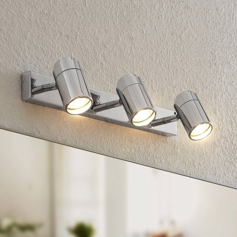 Lindby - Remilan 3 Plafondlamp Chrome