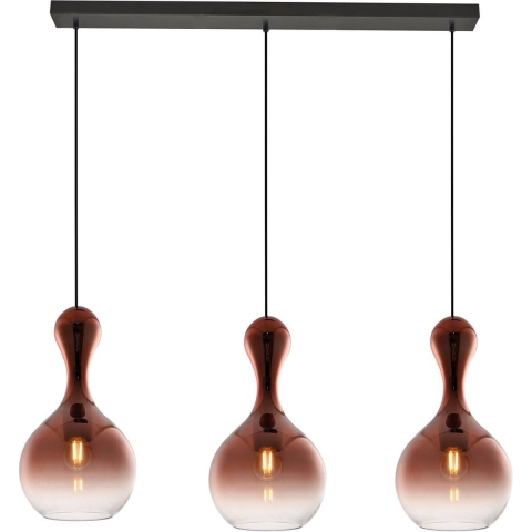 Lucande - Lyrisa 3 Hanglamp Koper