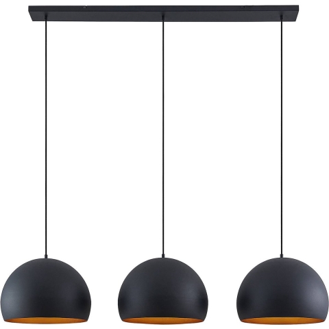 Lindby - Tarjei Hanglamp L146 Black/Gold