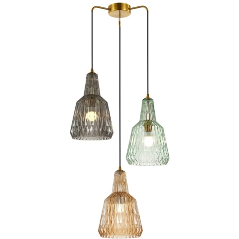 Lindby - Belarion 3 Cluster Hanglamp Multi-Colour