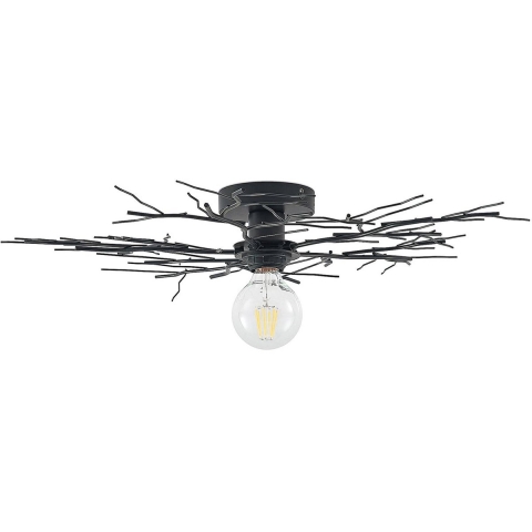Lindby - Vetki Plafondlamp Matt Black