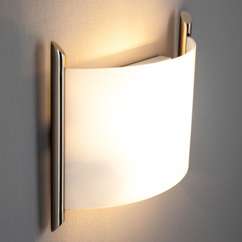 Lindby - Filippa Wandlamp White/Nickel