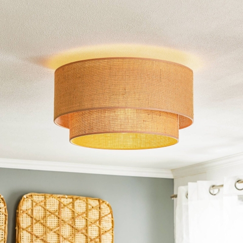 Euluna - Boho Plafondlamp Ø45 Jute/Nature