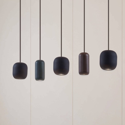Lucande - Narion 5 Hanglamp Zwart