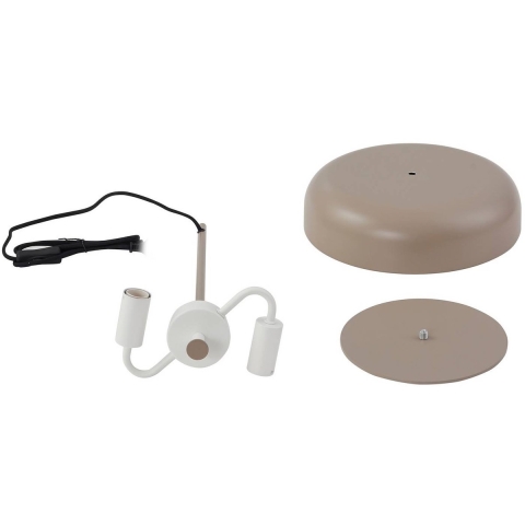 Lindby - Edion Taffellamp Beige