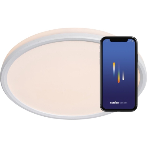 Nordlux - Liva Smart Color Plafondlamp White
