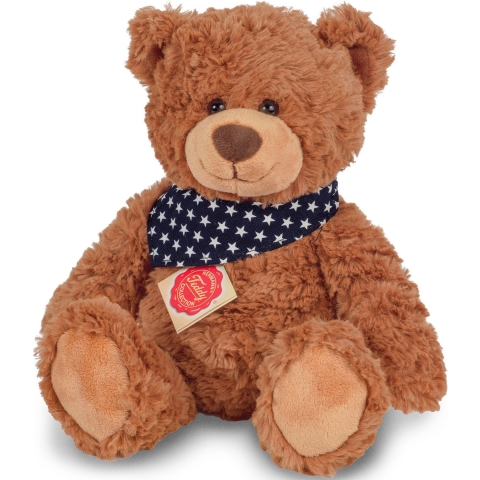 Knuffeldier beer Teddy - zachte pluche stof - premium kwaliteit knuffels - bruin - 30 cm -