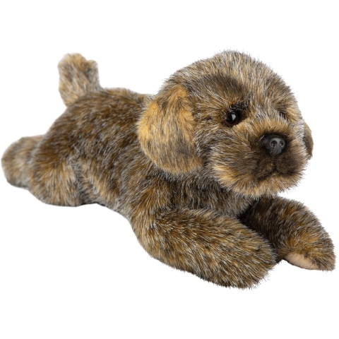 Pluche knuffel dieren Border Terrier hond 30 cm -