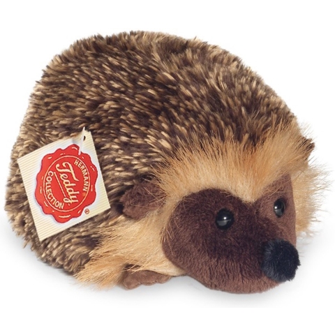 Knuffeldier Egel - zachte pluche stof - premium kwaliteit knuffels - bruin - 15 cm -