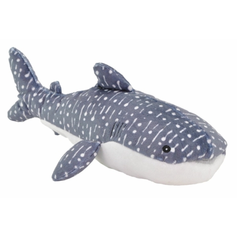 Wild Republic walvishaai knuffel - 20 cm - pluche - haaien - zeedieren - knuffeldieren -