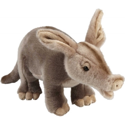 Ravensden pluche aardvarken knuffel - 28 cm - Wilde dieren knuffels - Speelgoed -