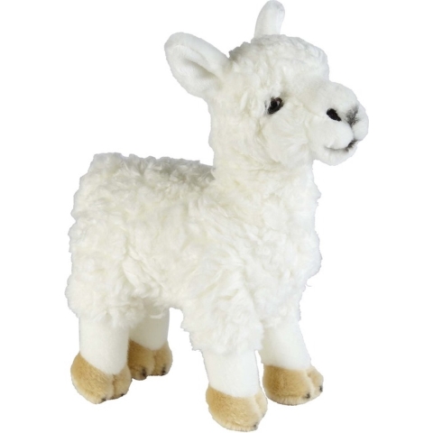 Pluche witte lama/alpaca knuffel 32 cm -