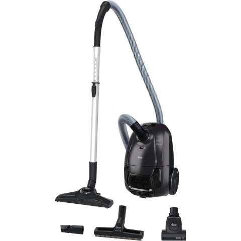 HOOVER HE1 - Stofzuiger met compacte en krachtige zak - Grote capaciteit 2,5 liter - Hoge prestaties op harde vloeren en tapijten