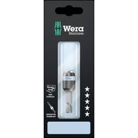 Wera 3888/4/1 K Rapidaptor Universele Bithouder, Edelstaal, 1/4 duim x 50 mm - 1 stuk(s) - 05073616001