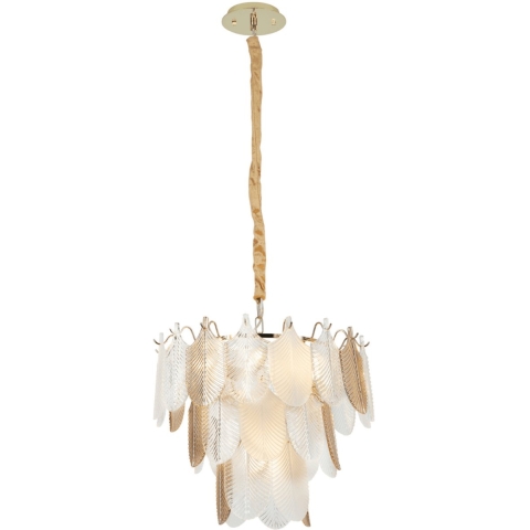 Maxlight Arwena - Hanglamp - Ø 50 X 125 Cm - Goud