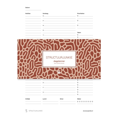 De Structuurjunkie Dagplanner