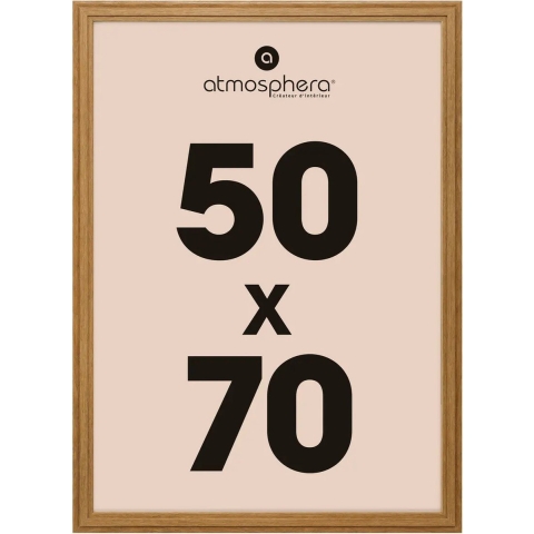 Fotolijstje voor een foto van 50 x 70 cm - naturel - foto frame Classico - Hout -