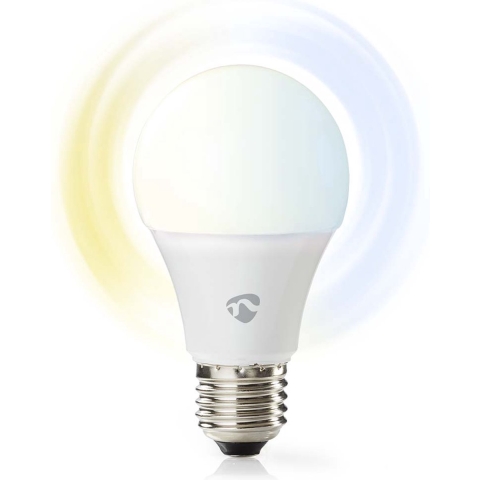 Nedis WIFILRW10E27 Smartlife Led Bulb Wi-fi E27 806 Lm 9 W Warm To Cool White Energieklasse: F Android / Ios Peer