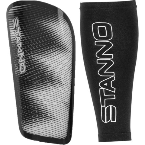Stanno 482119 Dome Shin Guards - Black-White - L