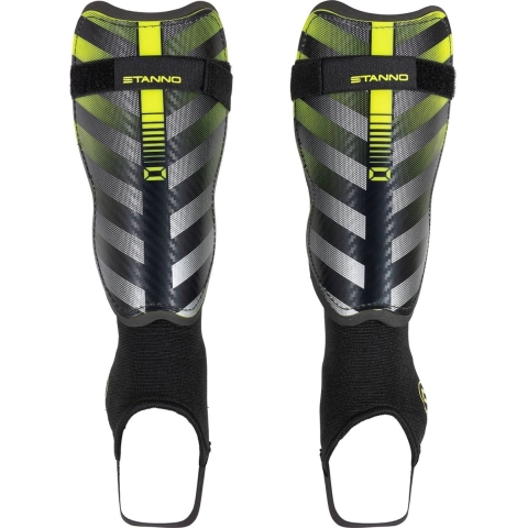 Stanno 482121 Liga IV Shin Guards - Black-Neon Yellow - M