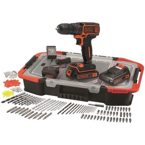 Schroefboormachine Black&Decker BDCDC18BAST-QW 18 V 15 Nm