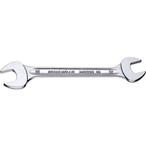 Stahlwille Dubbele steeksleutel | 19 x 22 mm lengte 235 mm | verchroomd | 1 stuk - 40031922 40031922